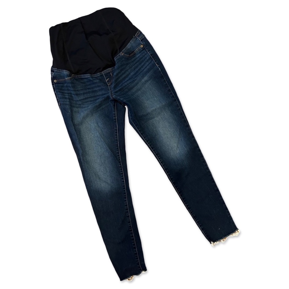 Ingrid & Isabel Over-the-Belly Maternity Skinny Jeans, 6